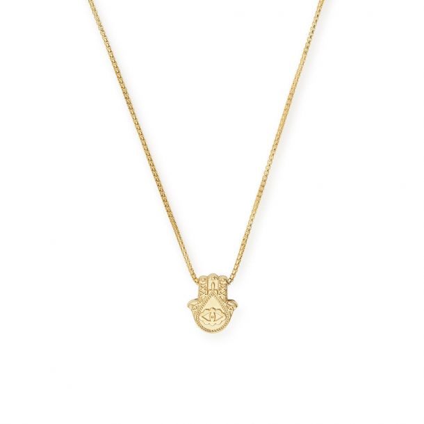 Alex and ani hand top of fatima expandable necklace