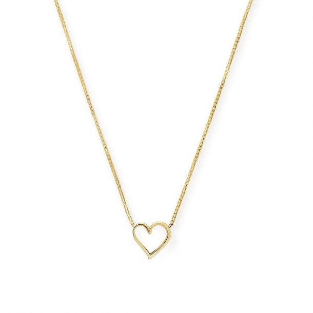 Alex and Ani Heart Expandable Necklace Gold Plated