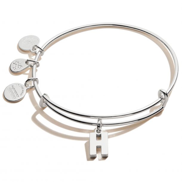 Alex and ani initial charm bangle bracelet sale