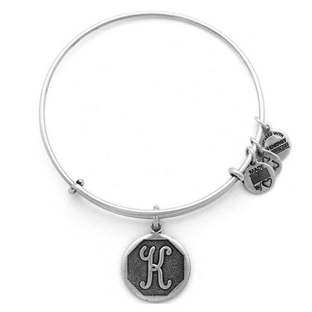 Alex and ani outlet initial k bracelet