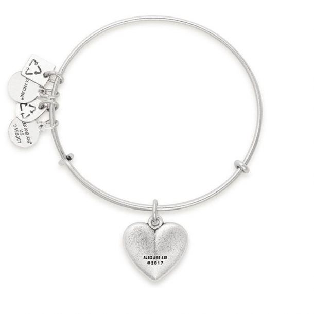 Alex and Ani Living Water Charm Bangle Bracelet Rafaelian Silver Finish REEDS Jewelers