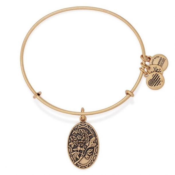 Alex and Ani Mom Charm Bangle Bracelet 2016 Rafaelian Gold