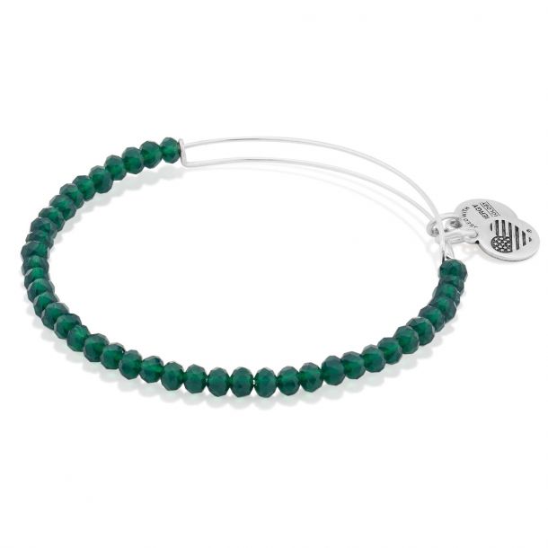 Alex and ani hotsell green beaded bracelet