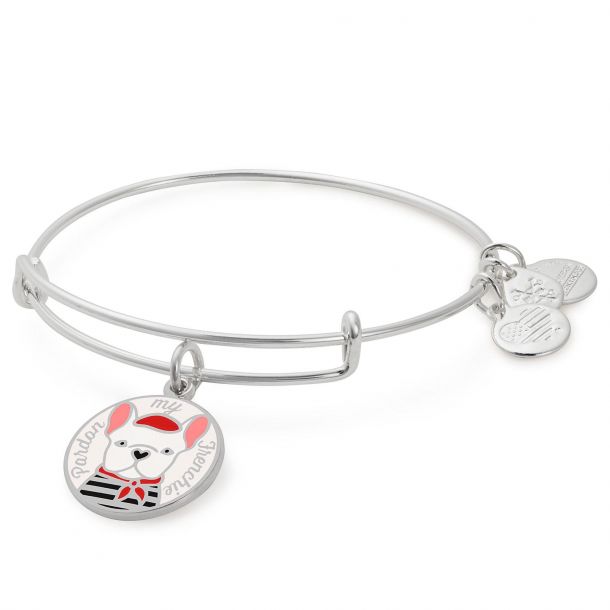Alex and ani french bulldog bracelet on sale