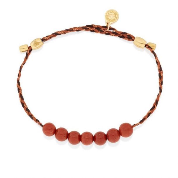 Alex and Ani Red Jasper Precious Threads Bracelet