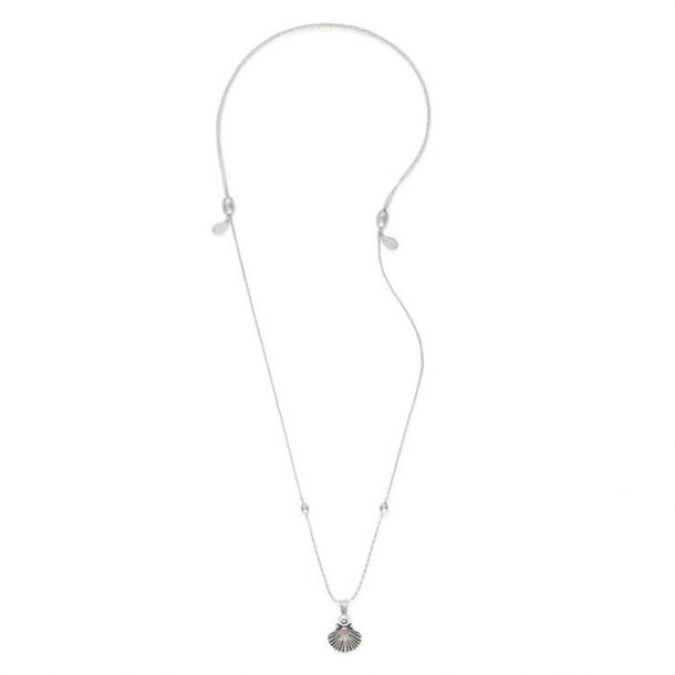 Alex and Ani Seashell Expandable Necklace Rafaelian Silver