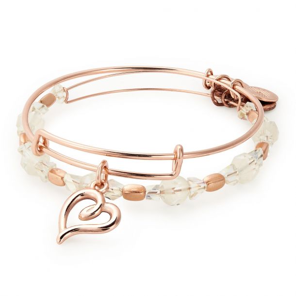Alex and ani shop gold heart bracelet