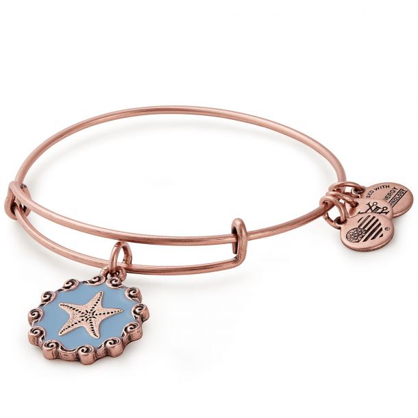 Alex and ani starfish ring top