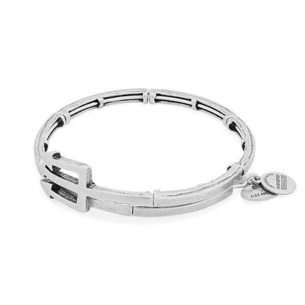 Alex and Ani Trident Metal Wrap Rafaelian Silver Finish REEDS Jewelers