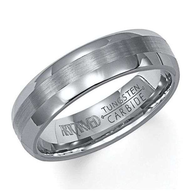 Artcarved tungsten wedding bands sale
