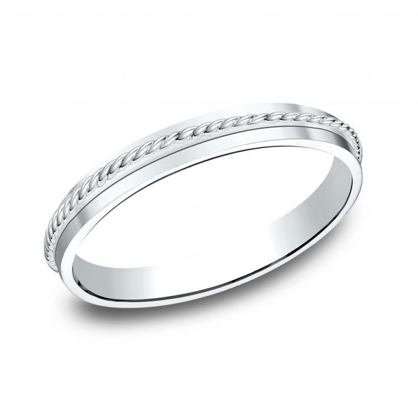 Benchmark 14k clearance white gold ring