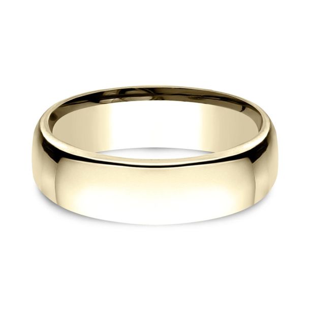 European comfort shop fit wedding band