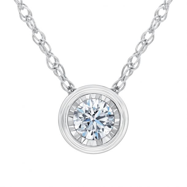 Bezel setting necklace online