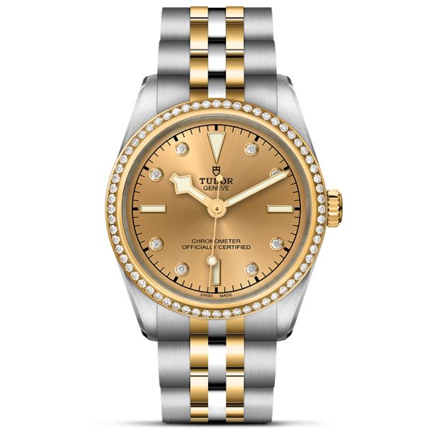 Black Bay 31 S G Champagne Dial Stainless Steel and Yellow Gold Watch 31mm M79613 0007
