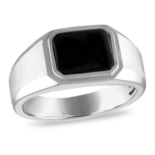 Black Onyx Sterling Silver Ring | Men's | REEDS Jewelers