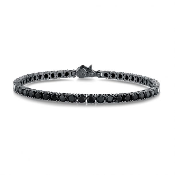 Rhodium store tennis bracelet