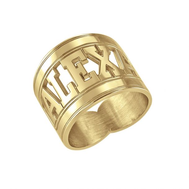 Block name ring hotsell