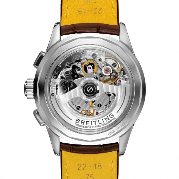 Breitling Premier B25 Datora 42 Copper Dial Watch AB2510201K1P1