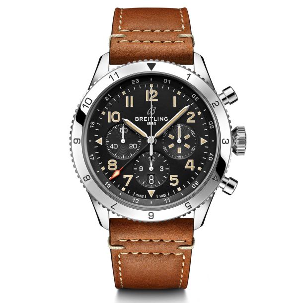 Breitling Super AVI B04 Chronograph GMT 46 P 51 Mustang Watch AB04453A1B1X1 REEDS Jewelers