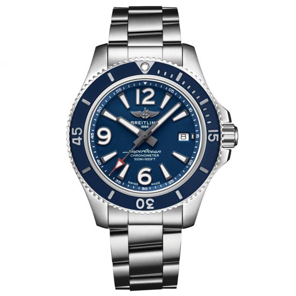 Breitling Superocean Automatic 42 Blue Dial Stainless Steel Watch