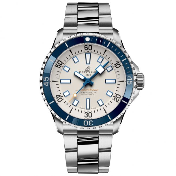 Breitling Superocean Automatic 42 Silver Dial Stainless Steel