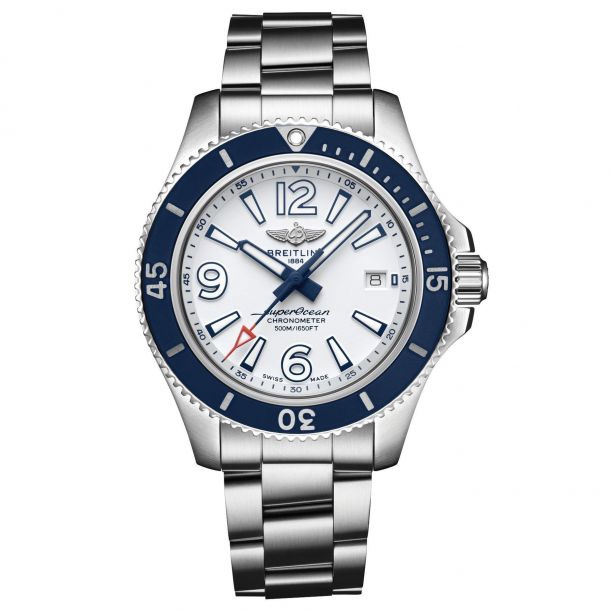 Breitling Superocean Automatic 42 White Dial Stainless Steel Watch A17366D81A1A1 REEDS Jewelers