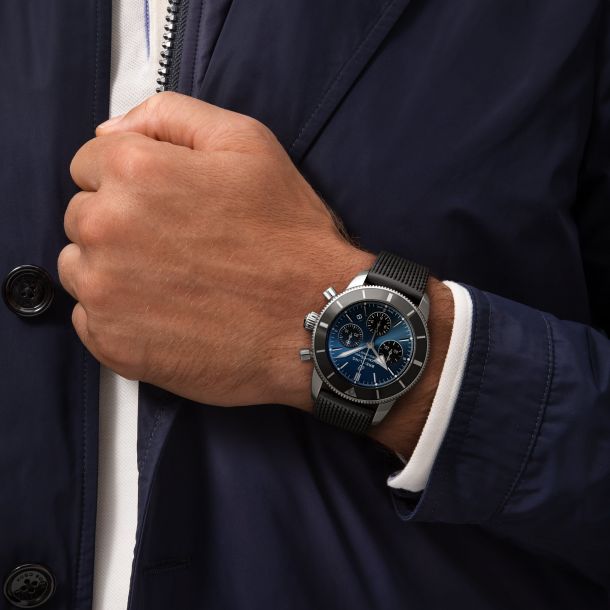 Breitling superocean heritage blue dial hotsell