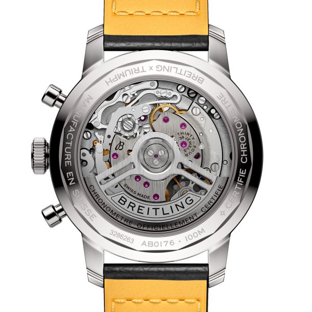 超歓迎 Breitling Top Time B01 Triumph Ice-Blue Dial Black Leather その他