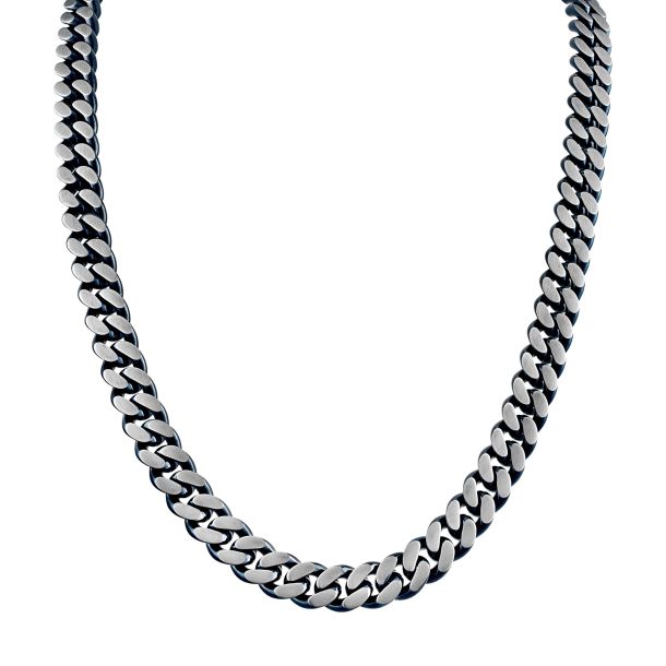 Reeds Stainless Steel Curb Chain Necklace | 11mm | 24 Inches