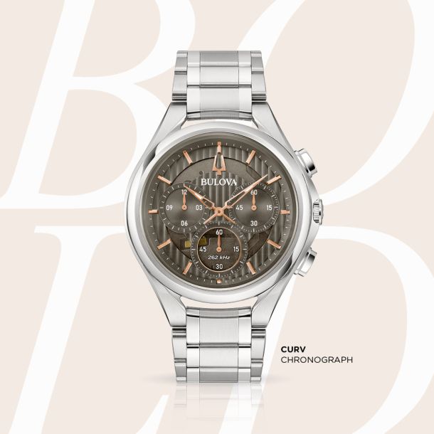 Bulova curv stainless clearance steel