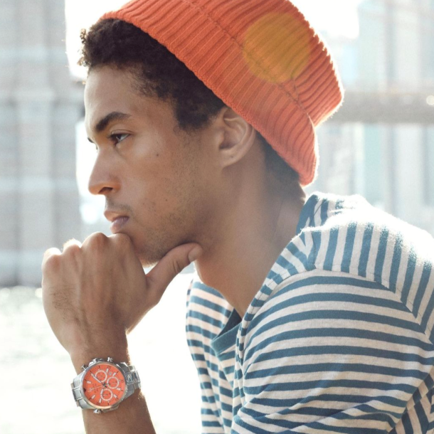 bulova marine star orange