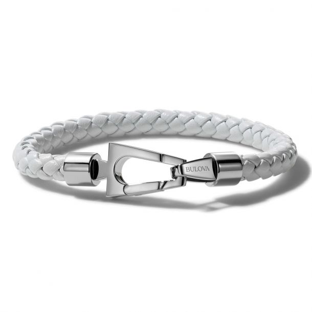 Bulova store leather bracelet