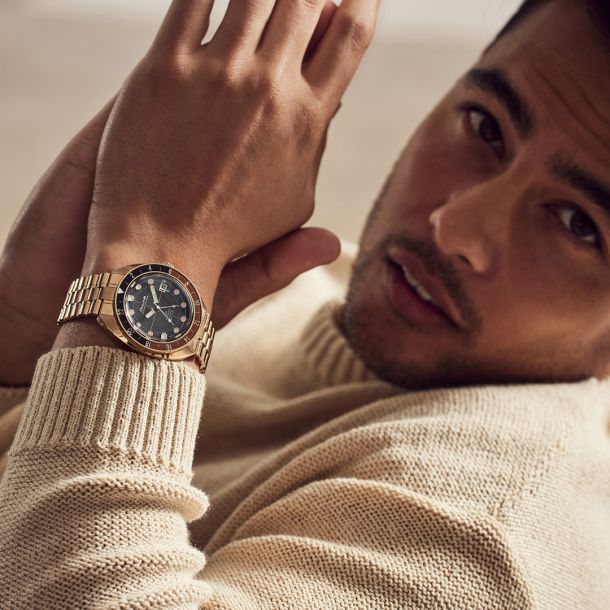 Bulova rose gold automatic men's watch top