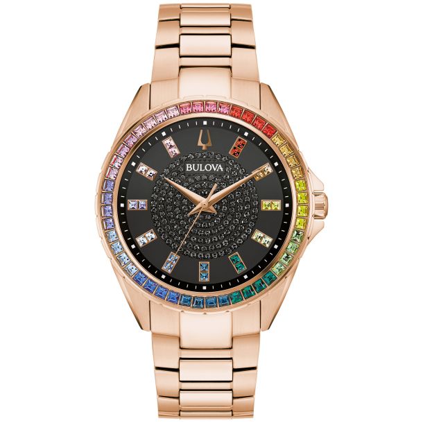 Bulova crystal outlet accent watch