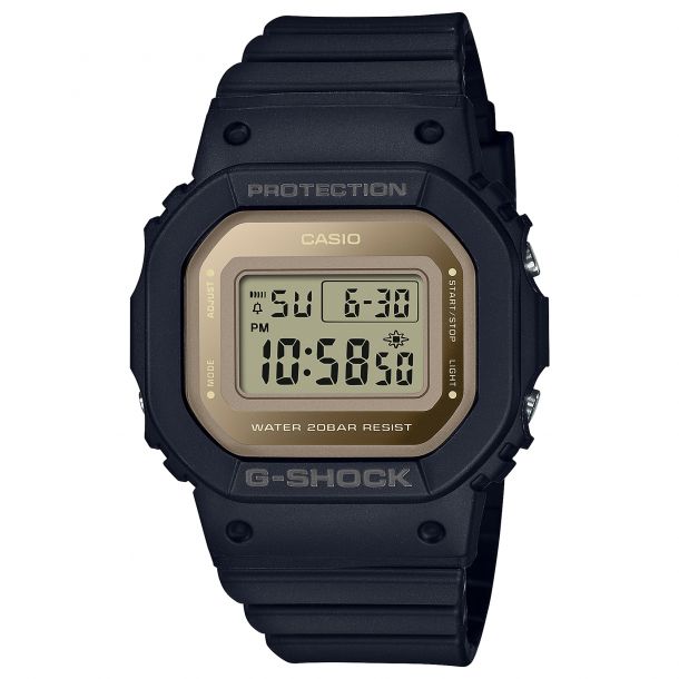 Casio G Shock 5600 Digital Metallic Face Black Resin Watch GMDS5600 1 REEDS Jewelers