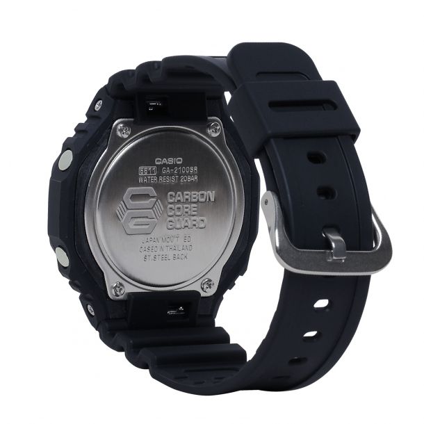 Casio G Shock GA 2100 Series Analog Digital Rainbow Vapor Dial Black Resin Limited Edition Watch GA2100SR 1A REEDS Jewelers