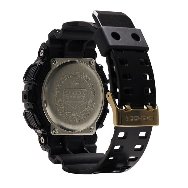 Casio G Shock GD 100 Black and Gold Tone Series Resin Watch GD100GB 1 REEDS Jewelers