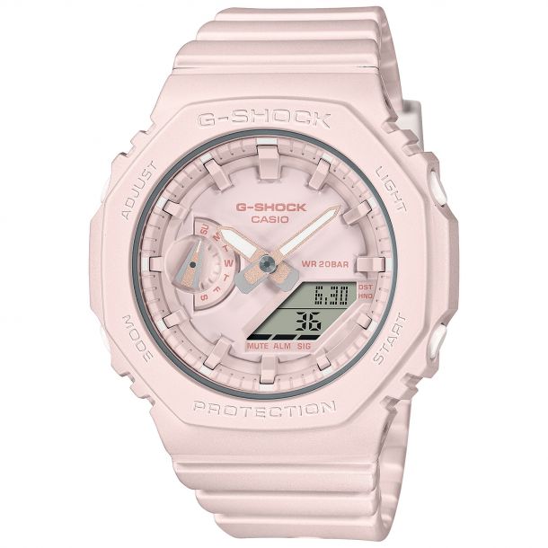White and top pink g shock