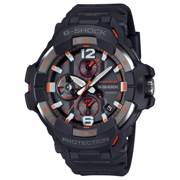 Casio G Shock Master of G Air Gravitymaster Solar Connected Black Resin Strap Watch GRB300 1A4 REEDS Jewelers