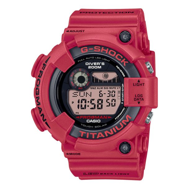 Casio G-Shock Master of G Frogman 30th Anniversary Limited Edition Red Resin Strap Watch | 52mm GW8230NT-4 | REEDS Jewelers