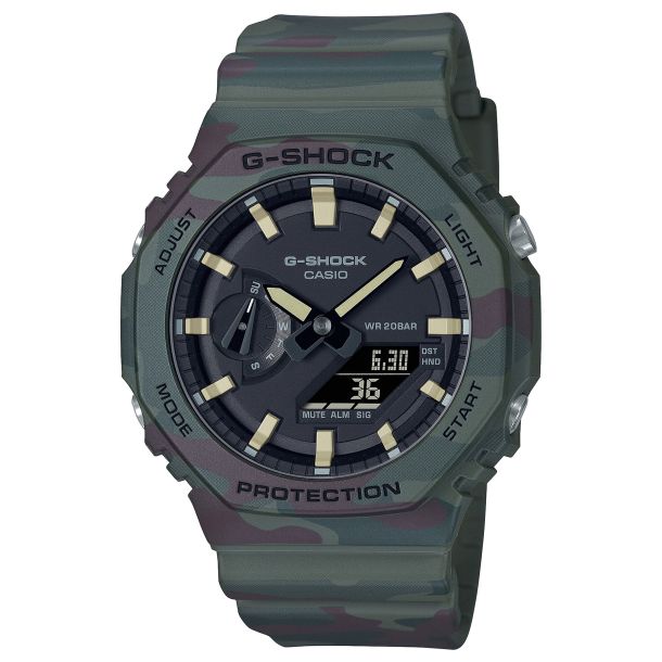 Casio G Shock Wild Explorer Analog Digital Camouflage Resin Watch GAE2100WE 3A REEDS Jewelers