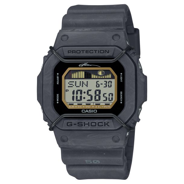 Casio G-Shock X Kanoa Igarashi G-Lide Digital Limited Edition Black Resin  Strap Watch - GLX5600KB-1