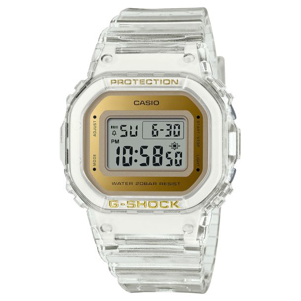 Casio G Shock Yellow Gold Metallic Translucent Resin Watch GMDS5600SG 7