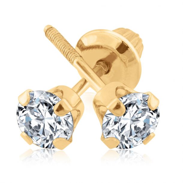 Child s Cubic Zirconia Earrings REEDS Jewelers