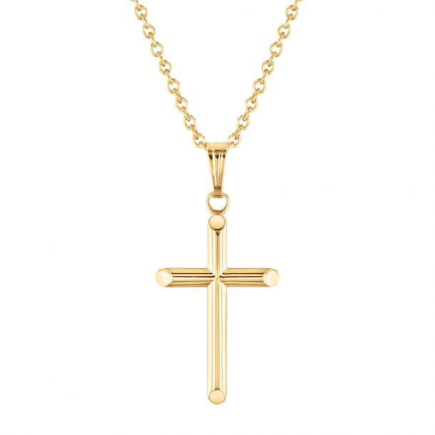 Gold cross sale pendant for baby