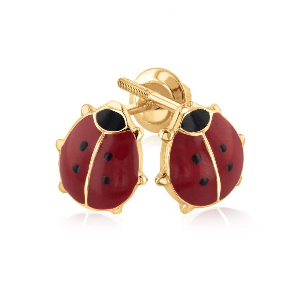 Child s Ladybug Earrings