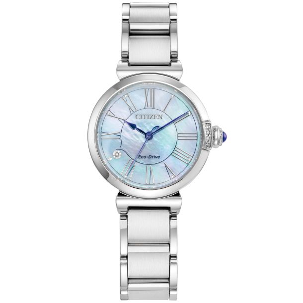 Citizen mother of pearl best sale dial swarovski crystals ladies watch