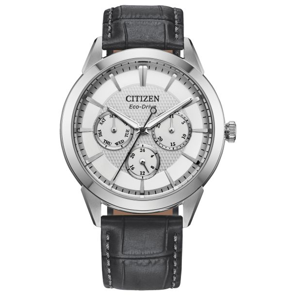 Citizen Eco Drive Classic Rolan Black Leather Strap Watch 40mm BU2110 01A REEDS Jewelers