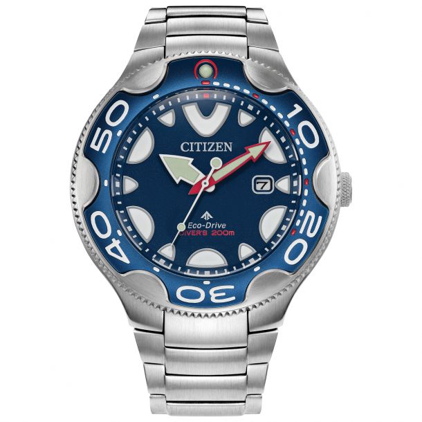 Citizen Eco Drive Promaster Dive Stainless Steel Bracelet Watch 46mm BN0231 52L