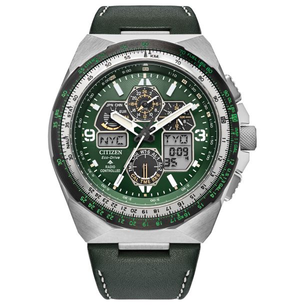 Citizen eco drive green hotsell strap